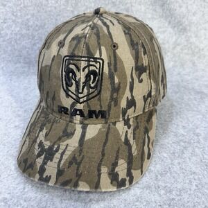RAM Dodge Camo Hat Cap Adjustable Strapback Embroidered Logo Outdoor Baseball